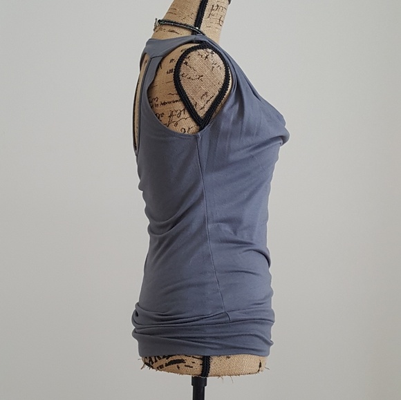 Kiwi Cowl NeckTank - Gray - Picture 2 of 4